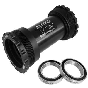 C-BEAR T47 internal threaded bottom bracket to pair with Campagnolo Ultra Torque, Ekar.